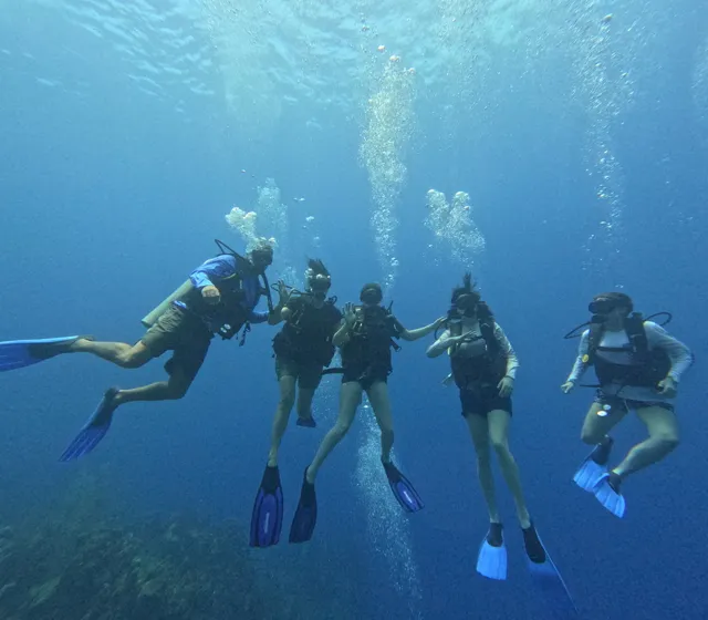 Scuba diving group — Isla Marisol Resort, Belize